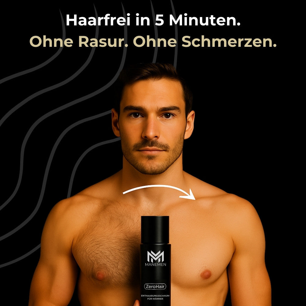 ManeMen – ZeroHair für schnelle & gründliche Haarentfernung (1 + 1 GRATIS)