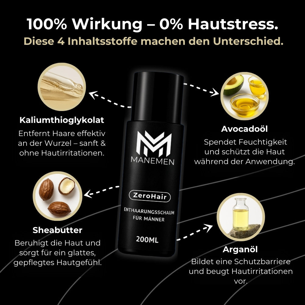 ManeMen – ZeroHair für schnelle & gründliche Haarentfernung (1 + 1 GRATIS)